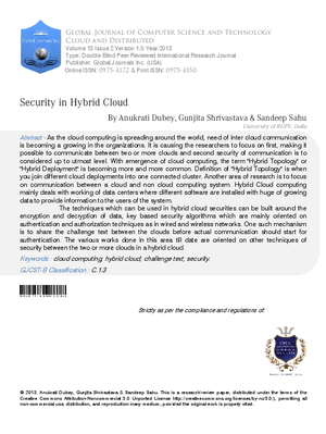 Security in Hybrid Cloud