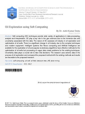 Oil Exploration using Soft Computing