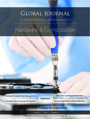 GJCST-A Hardware & Computation: Volume 20 Issue A1