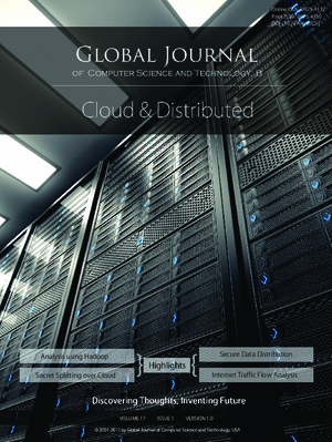 GJCST-B Cloud & Distributed: Volume 17 Issue B1