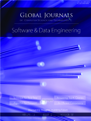 GJCST-C Software & Data Engineering: Volume 13 Issue C2