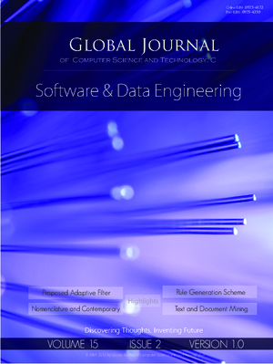 GJCST-C Software & Data Engineering: Volume 15 Issue C2