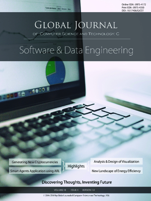 GJCST-C Software & Data Engineering: Volume 18 Issue C4