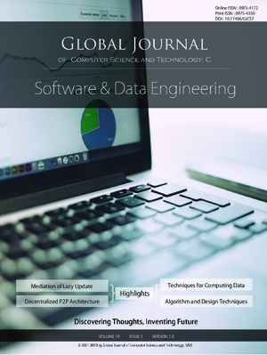 GJCST-C Software & Data Engineering: Volume 19 Issue C3