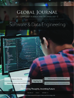 GJCST-C Software & Data Engineering: Volume 20 Issue C1
