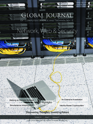 GJCST-E Network, Web & Security: Volume 16 Issue E5