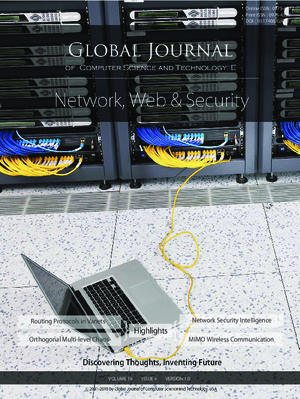 GJCST-E Network, Web & Security: Volume 18 Issue E4