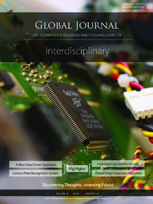 GJCST-G Interdisciplinary: Volume 18 Issue G1
