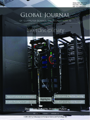 GJCST-G Interdisciplinary: Volume 21 Issue G2