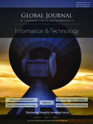 GJCST-H Information & Technology: Volume 16 Issue H3