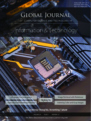 GJCST-H Information & Technology: Volume 20 Issue H1