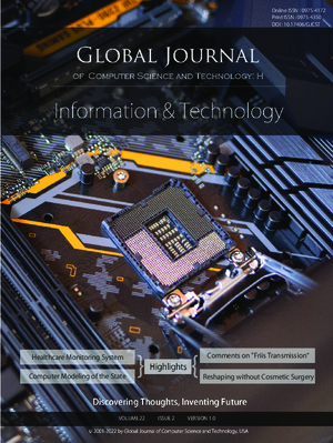 GJCST-H Information & Technology: Volume 22 Issue H2